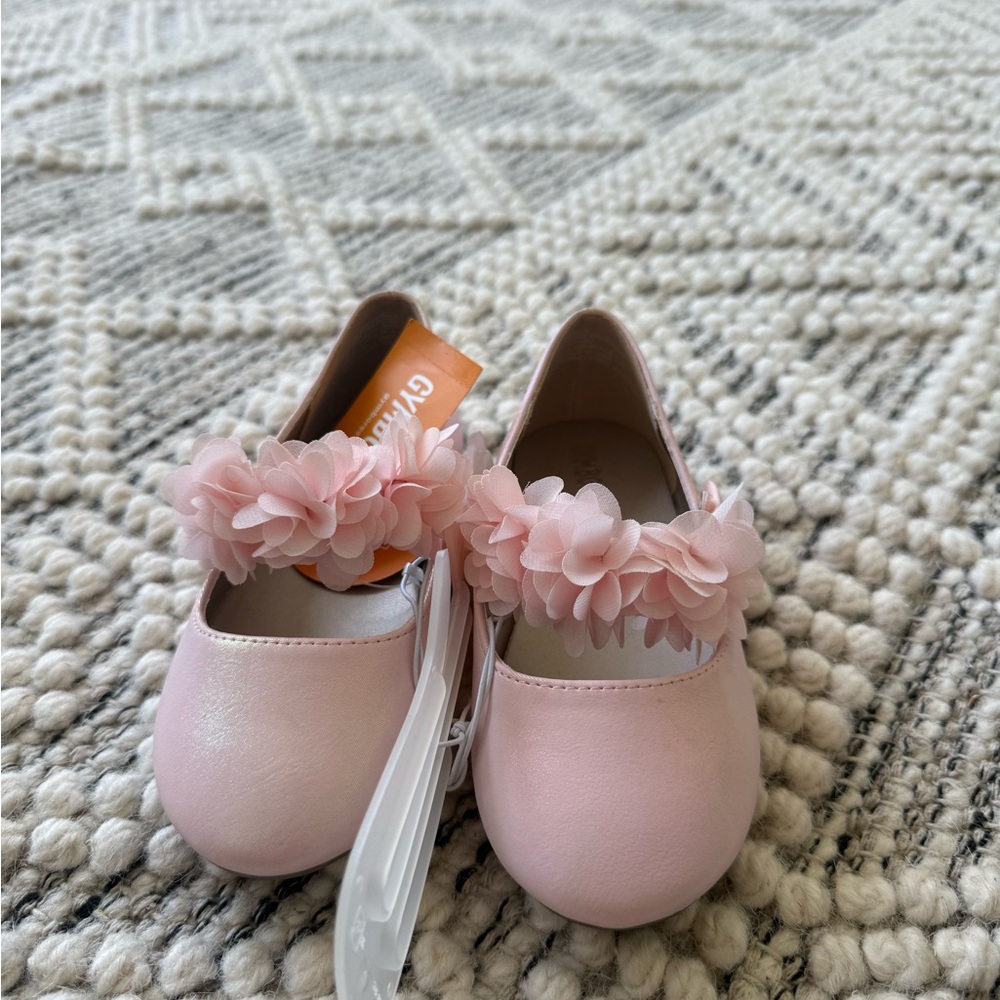 Gymboree Pink Floral Dress Shoes